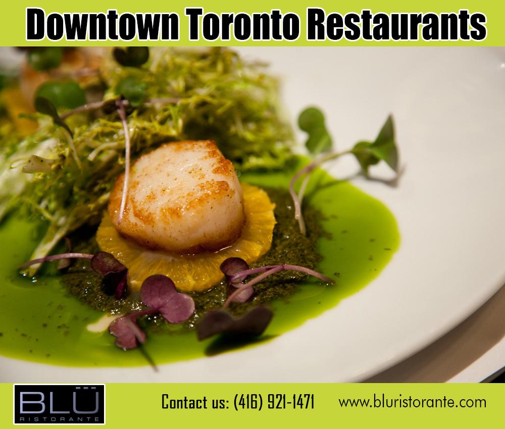 Downtown Toronto restaurants