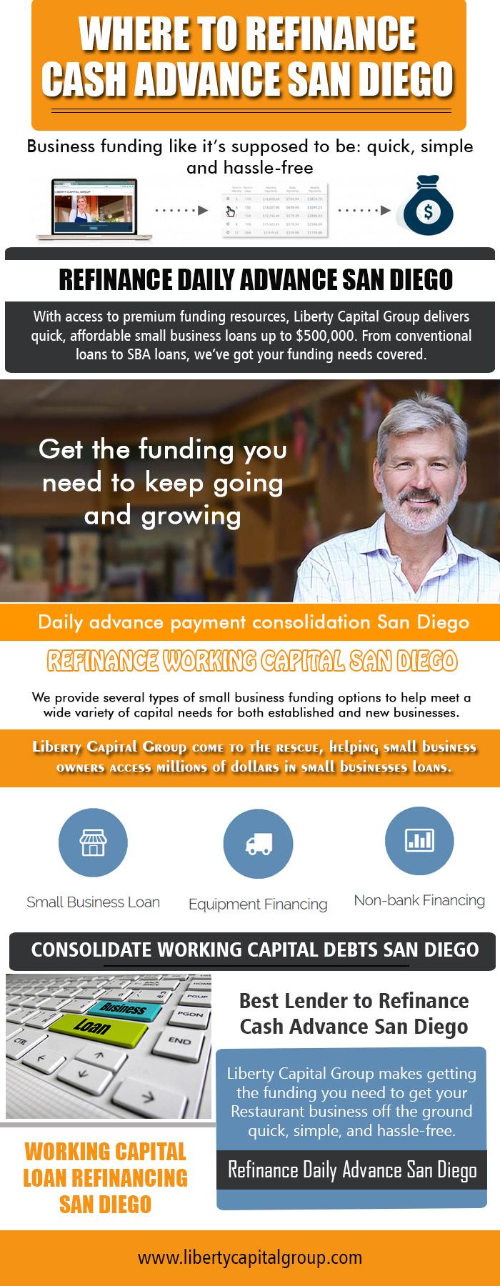 Working Capital Loan Refinancing San Diego