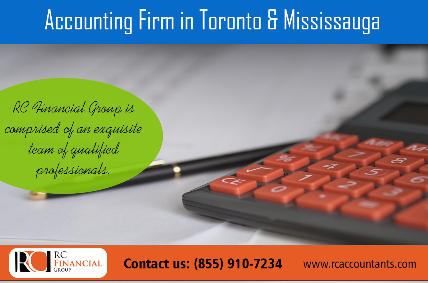 Accounting Firm in Toronto & Mississauga| http://www.rcaccountants.com/| +1 855-910-7234