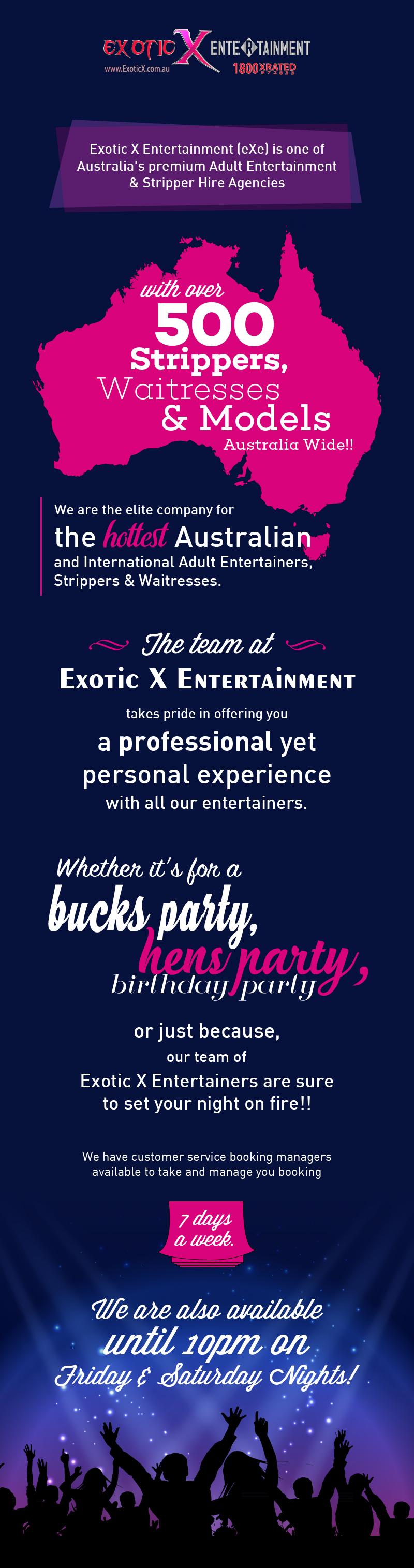 Exotic X Entertainment – Australia’s Premium Adult Entertainment Agency
