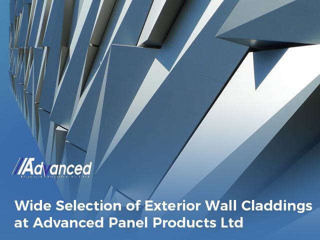 Wide Selection of Exterior Wall Claddings at Advanced Panel Products Ltd