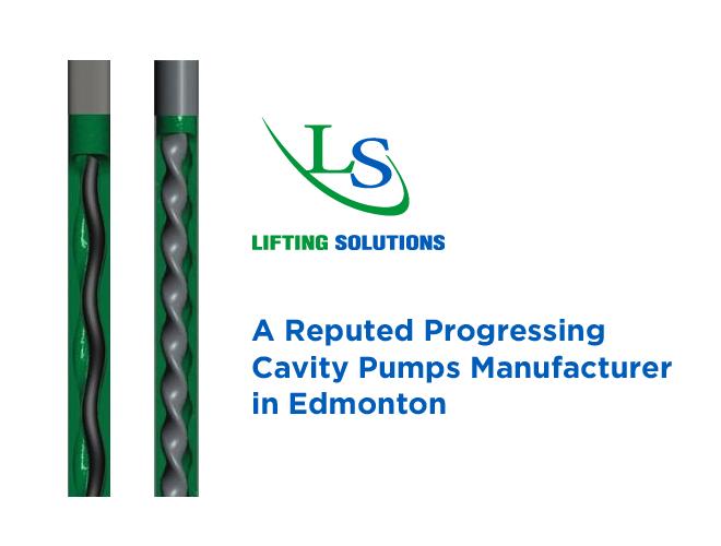 Lifting Solutions - A Reputed Progressing Cavity Pumps Manufacturer in Edmonton