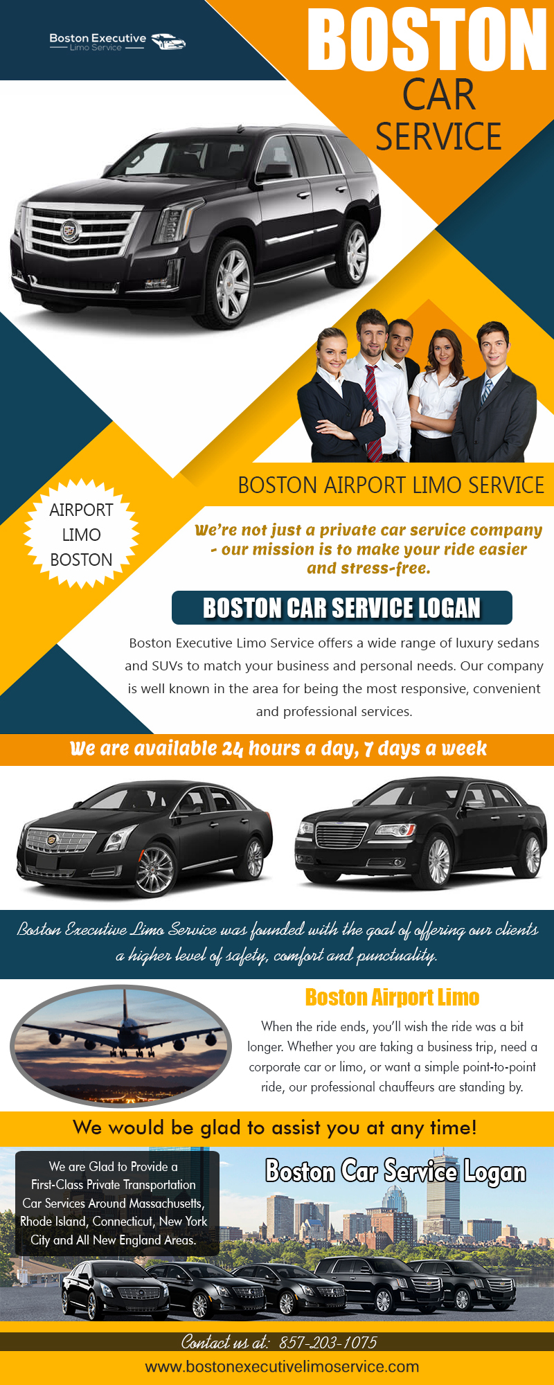 Boston Car Services | 857-203-1075 | bostonexecutivelimoservice.com
