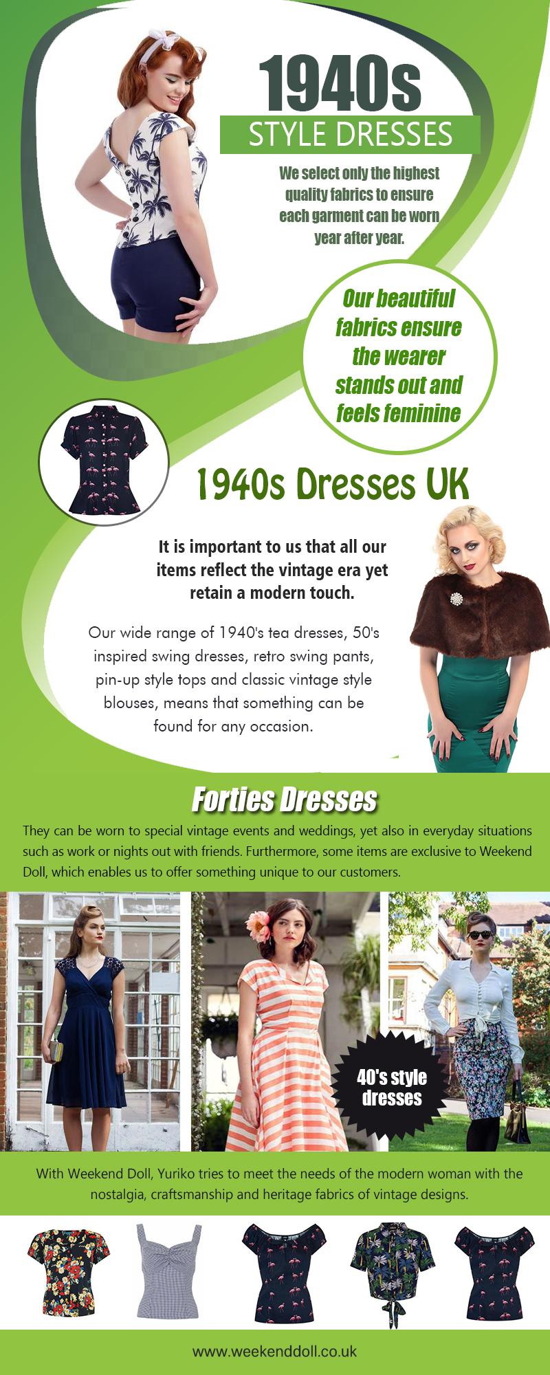 1940s Style Dresses