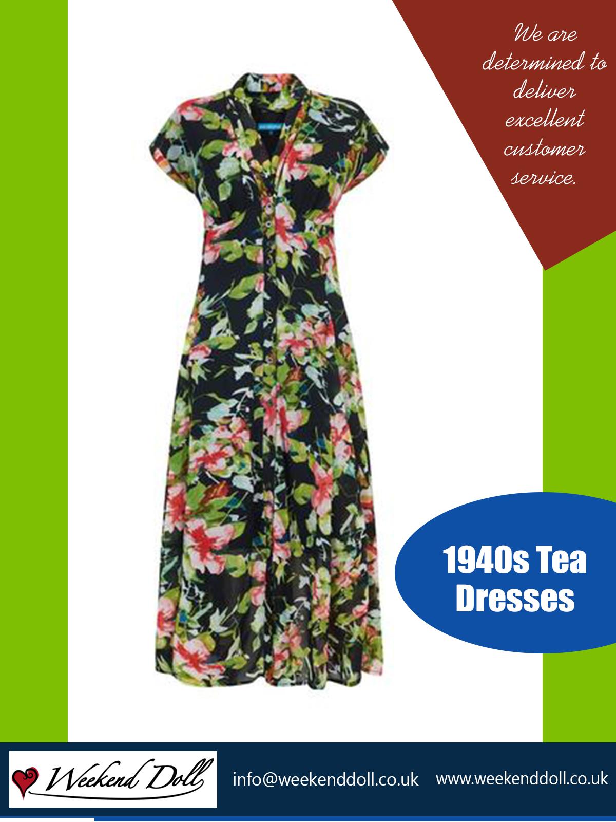 1940s Tea Dresses