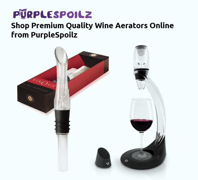 Shop Premium Quality Wine Aerators Online from PurpleSpoilz