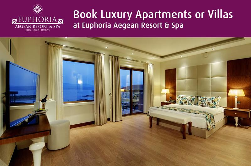 Book Luxury Apartments or Villas at Euphoria Aegean Resort & Spa