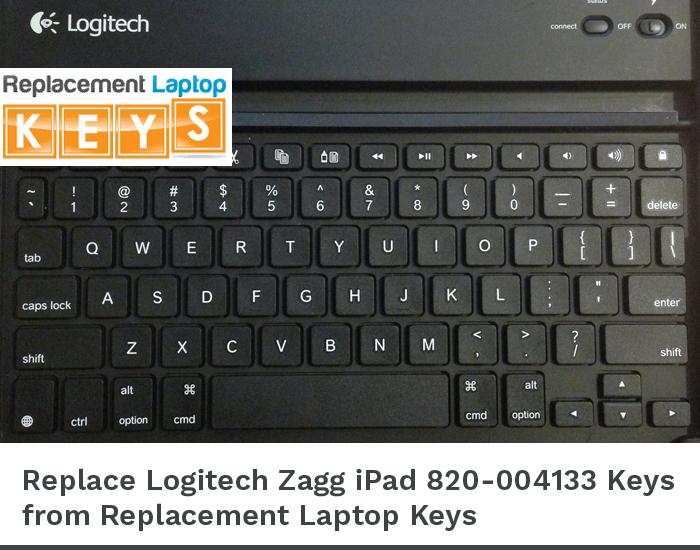 Replace Logitech Zagg iPad 820-004133 Keys from Replacement Laptop Keys