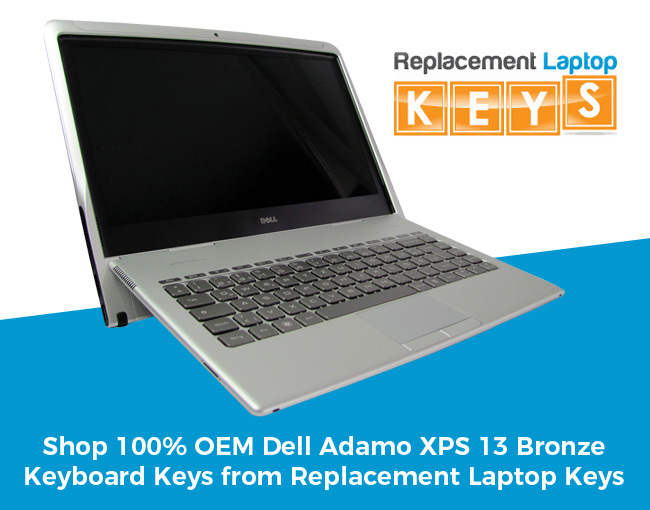 Shop 100% OEM Dell Adamo XPS 13 Bronze Keyboard Keys from Replacement Laptop Keys