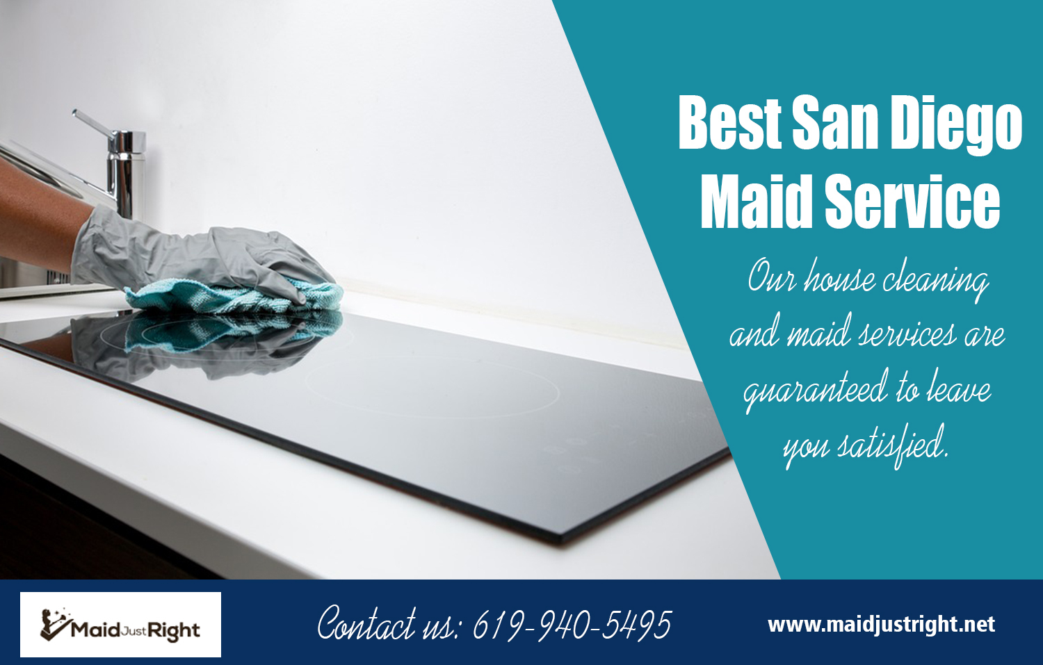 Best San Diego Maid Service | Call Us - 619-940-5495 | maidjustright.net