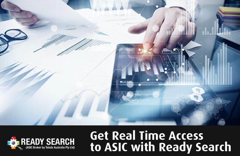 Get Real Time Access to ASIC with Ready Search