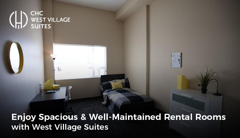 Enjoy Spacious & Well-Maintained Rental Rooms at West Village Suites