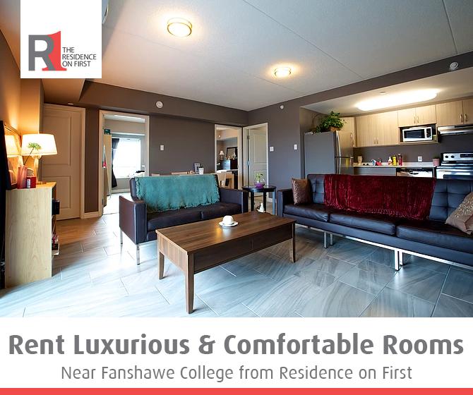 Rent Luxurious & Comfortable Rooms Near Fanshawe College From Residence on First