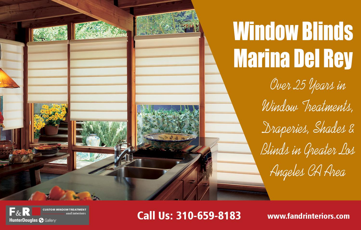 Window blinds Marina Del Rey| http://fandrinteriors.com/