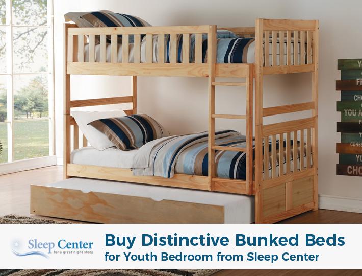 Buy Distinctive Bunked Beds for Youth Bedroom from Sleep Center