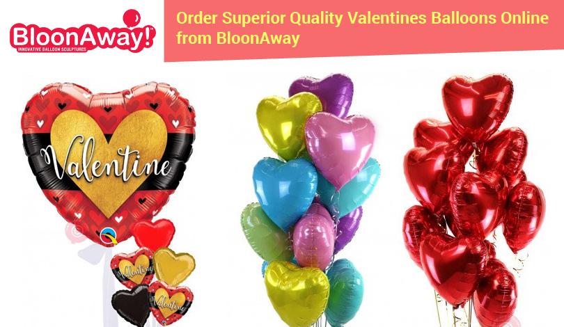 Order Superior Quality Valentines Balloons Online from BloonAway