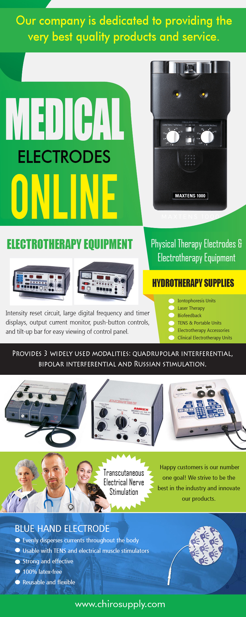 Medical Electrodes Online | 8775639660 | chirosupply.com