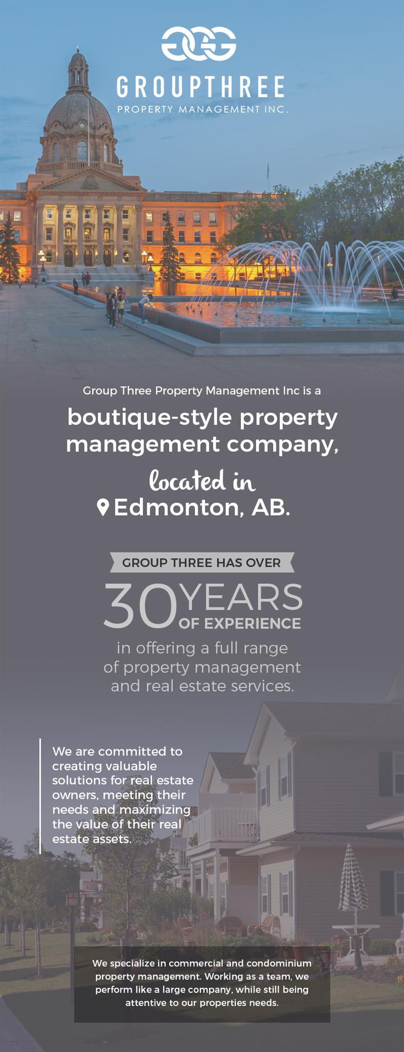Group Three - A Reputable Property Management Company in Edmonton,AB