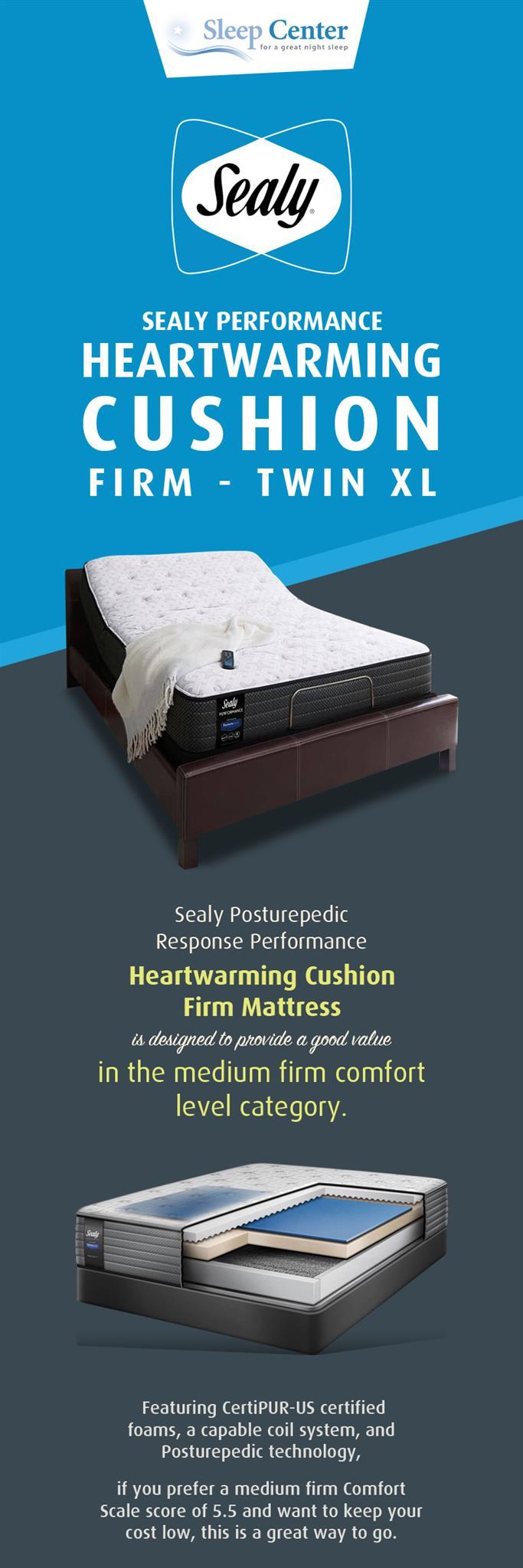 Order Sealy Performance Heartwarming Cushion Firm Mattress Online