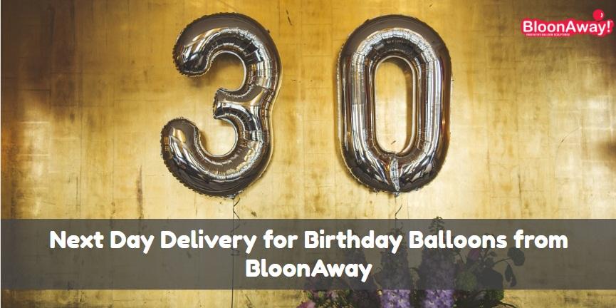 Next Day Delivery for Birthday Balloons from BloonAway
