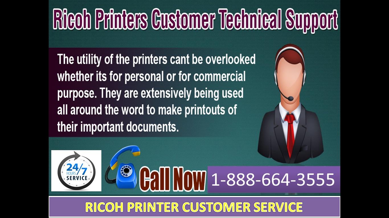 call the +1-888-664-3555 Ricoh Printer customer technical support number
