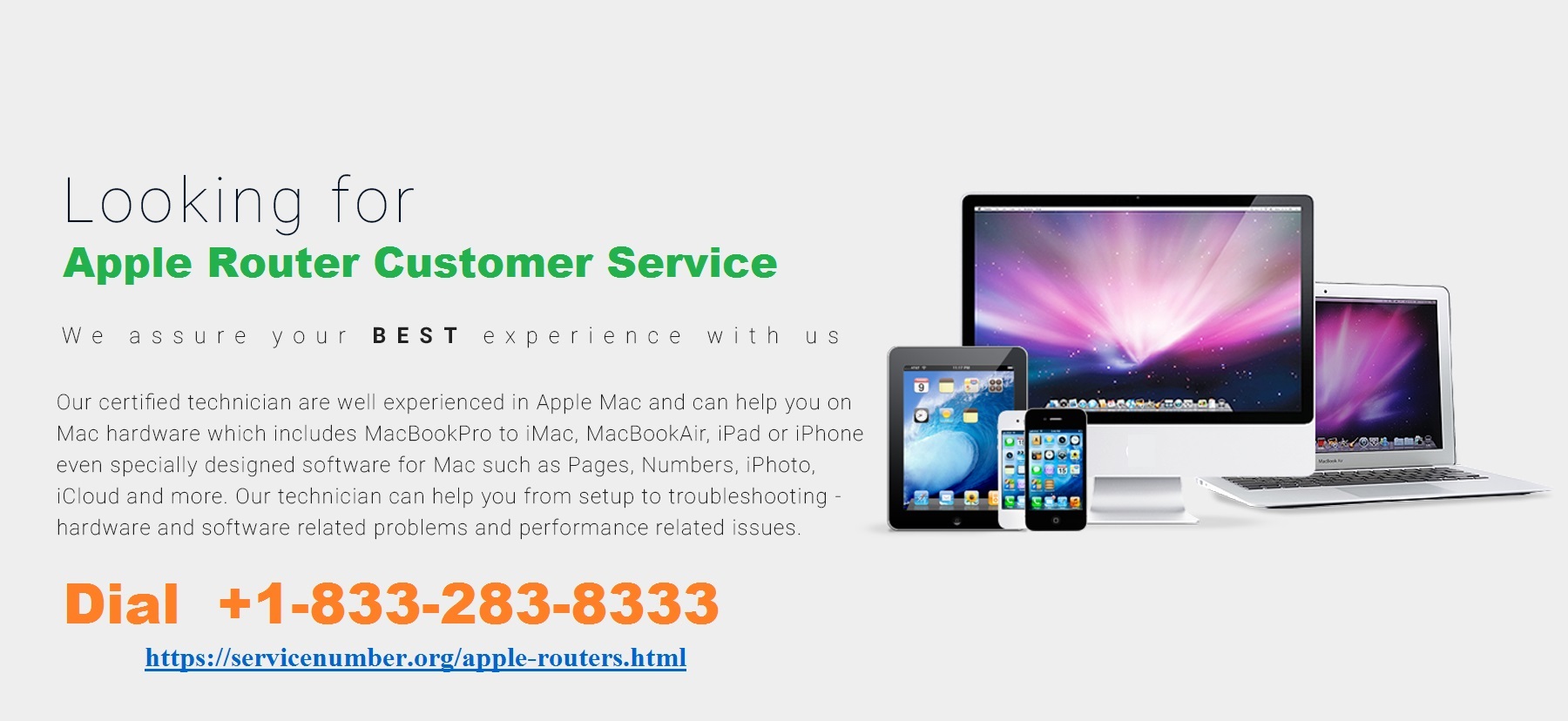 Apple Router Service 1-833-283-8333