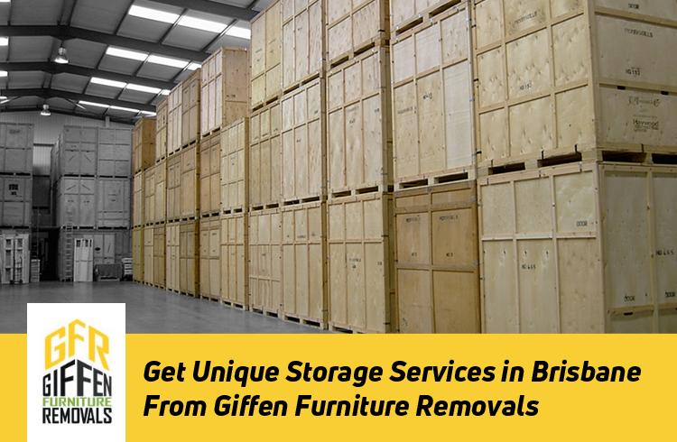 Get Unique Storage Services in Brisbane From Giffen Furniture Removals