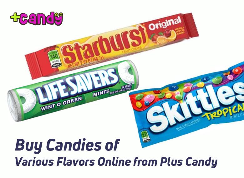 Buy Candies of Various Flavors Online from Plus Candy
