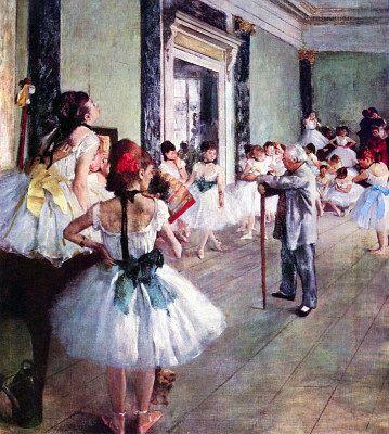 The Dance Class by Edgar Degas (1874) 