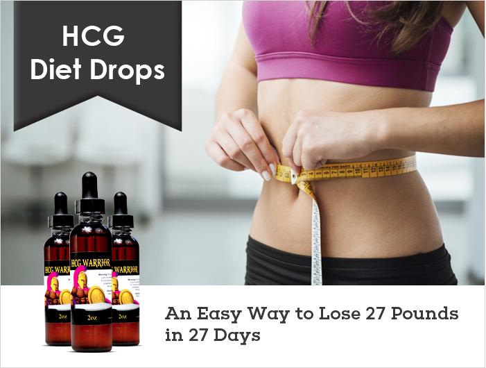 HCG Diet Drops – An Easy Way to Lose 27 Pounds in 27 Days