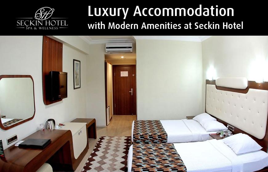 Luxury Accommodation with Modern Amenities at Seckin Hotel
