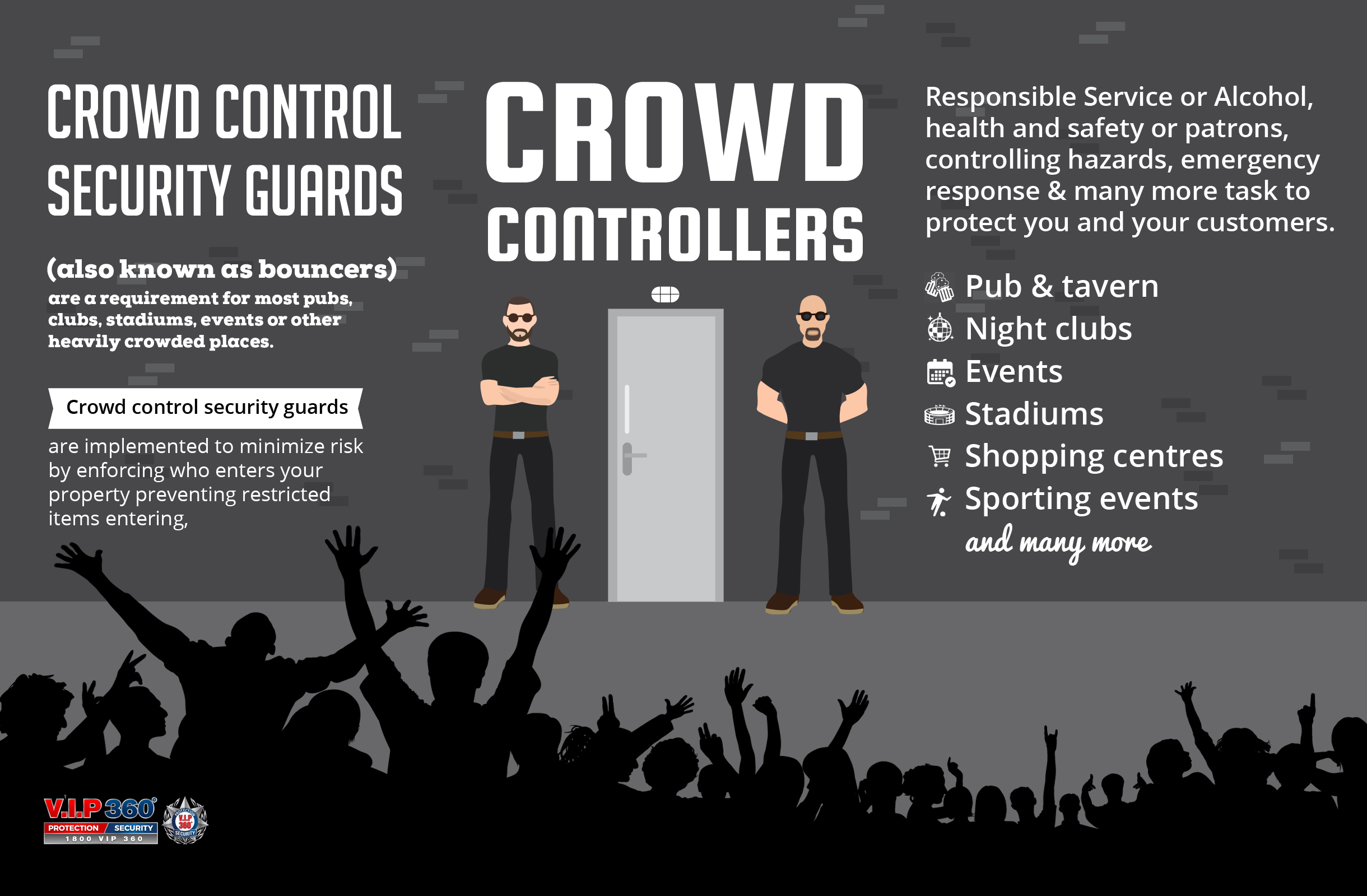 Contact VIP 360 To Appoint Crowd Control Security Guards In Sydney