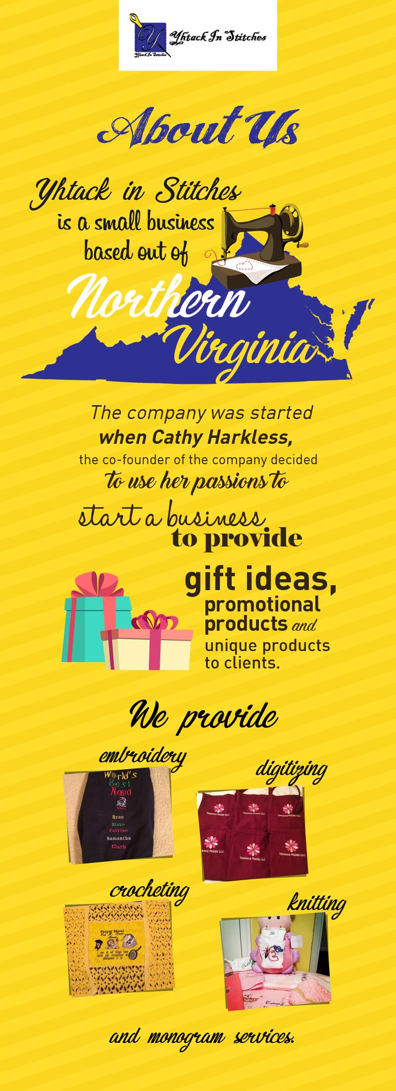 Yhtack in Stitches - A Well Known Embroidery Products Provider in North Virginia