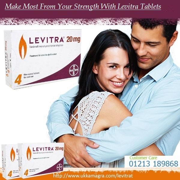 Make Most From Your Strength With Levitra Tablets