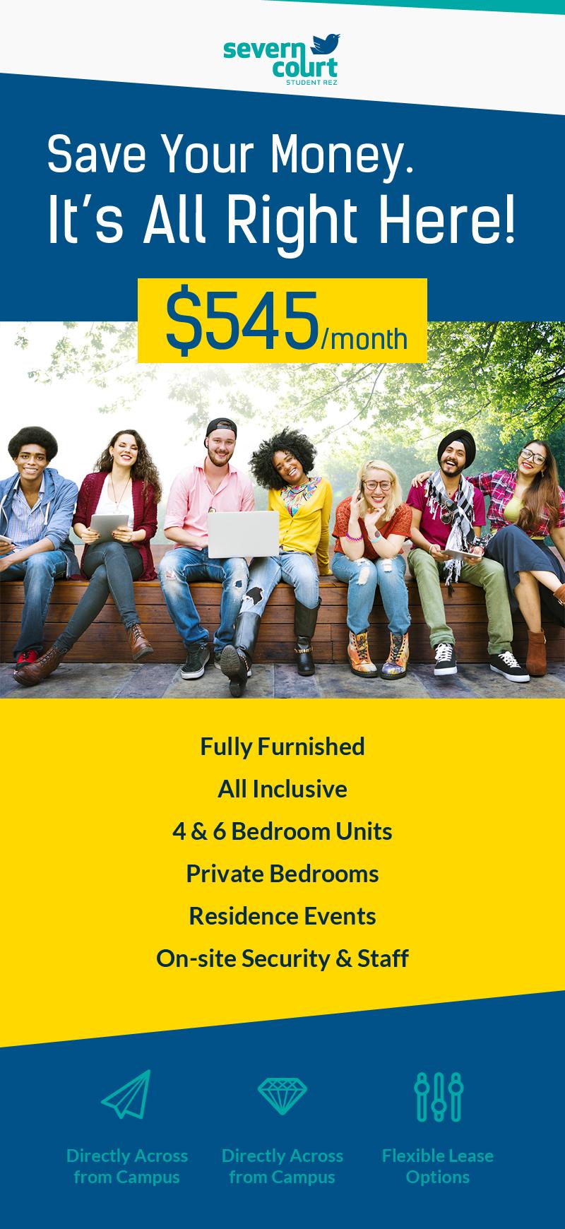 Hire Fully-furnished, All-Inclusive Student Housing