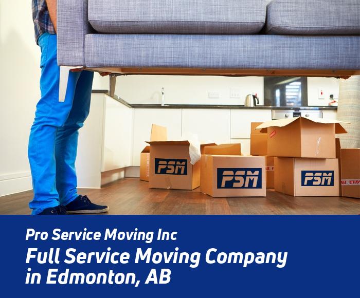 Pro Service Moving Inc - Full Service Moving Company in Edmonton, AB