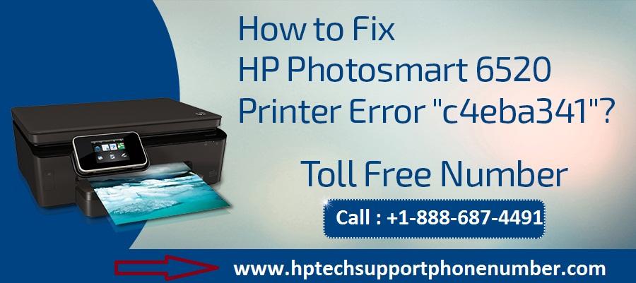 How to Fix HP Photosmart 6520 Printer Error “c4eba341”?