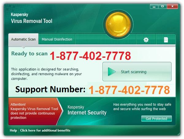Kaspersky Virus Removal Tool 1-877-402-7778