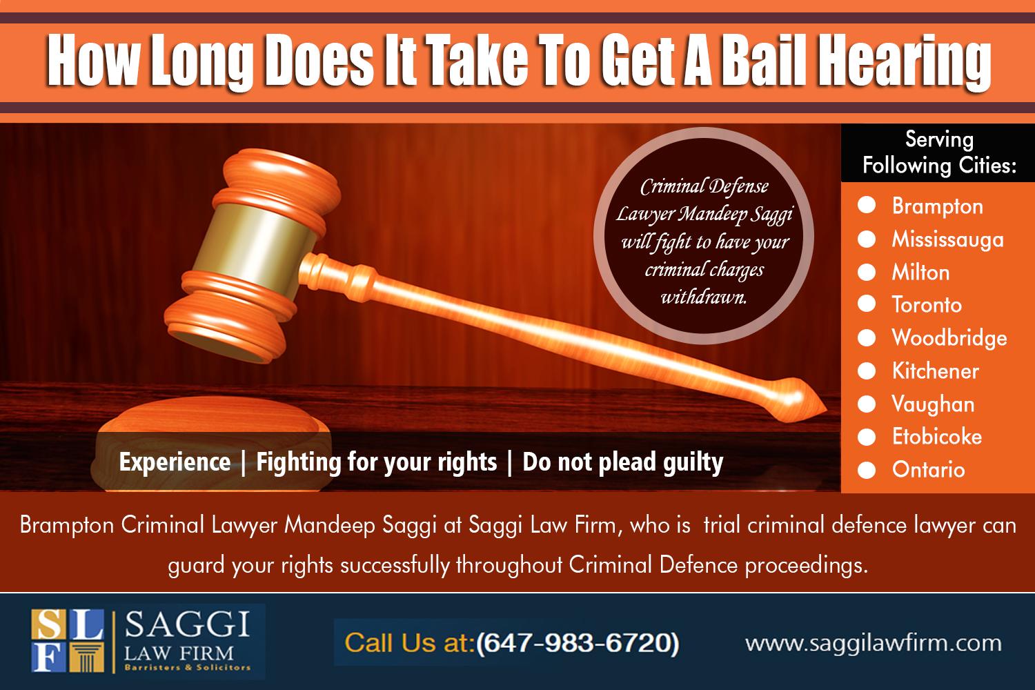 How Long Does It Take To Get A Bail Hearing