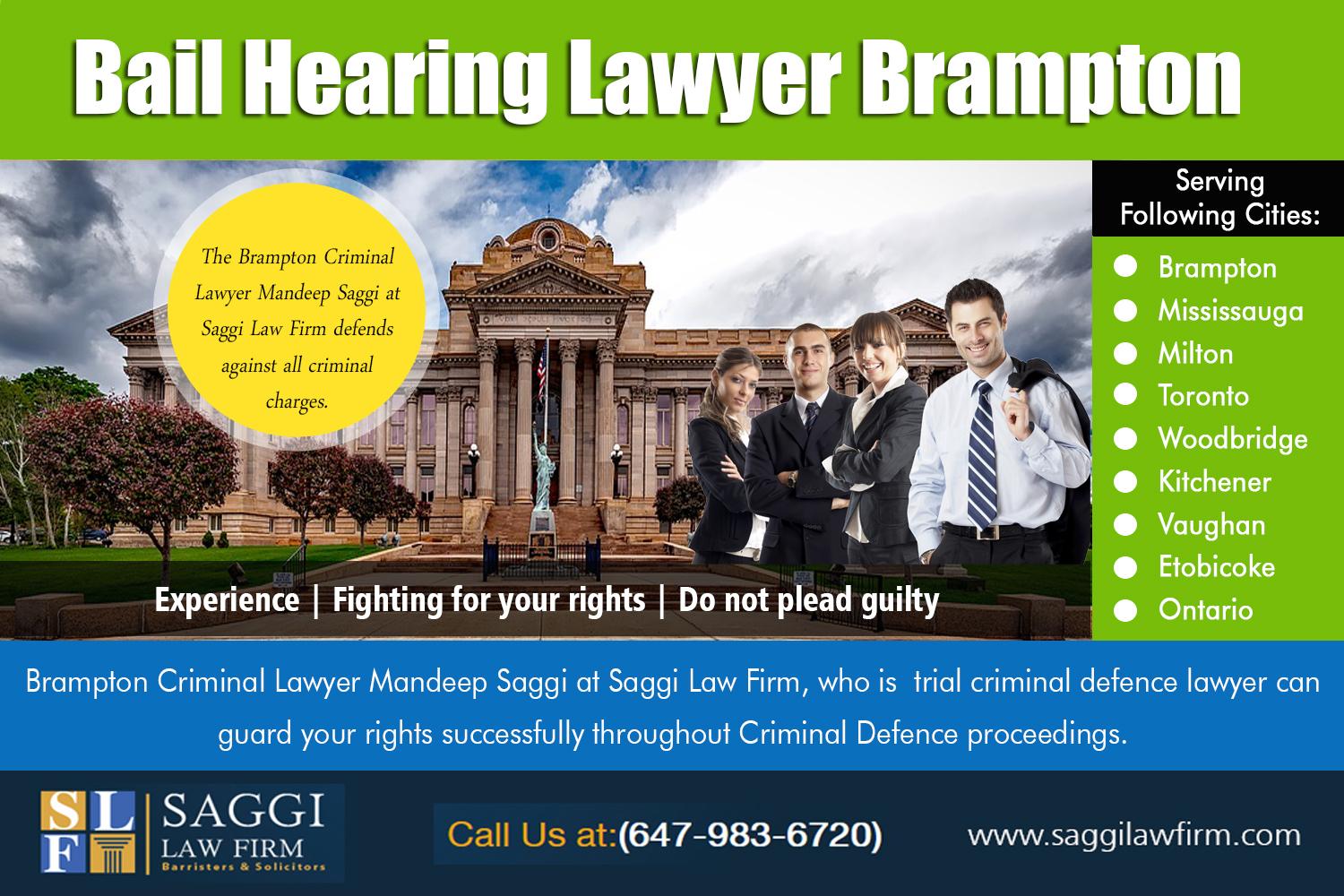 Bail Hearing Lawyer Brampton