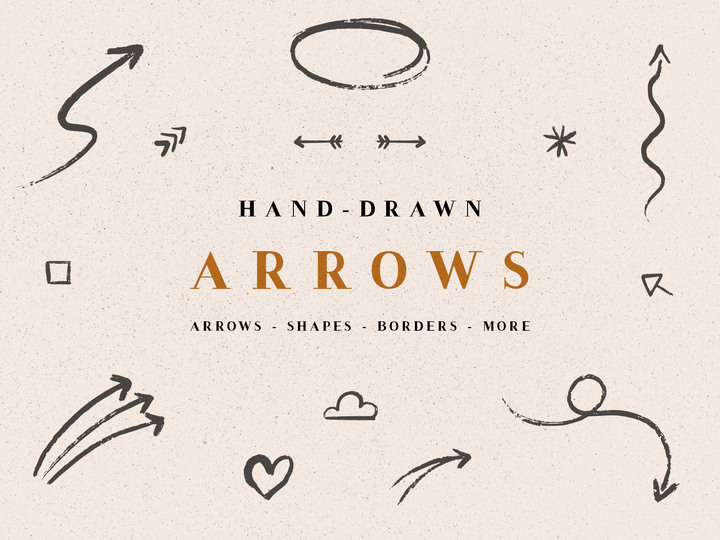 Hand Drawn Arrows And More - GraphicsFuel