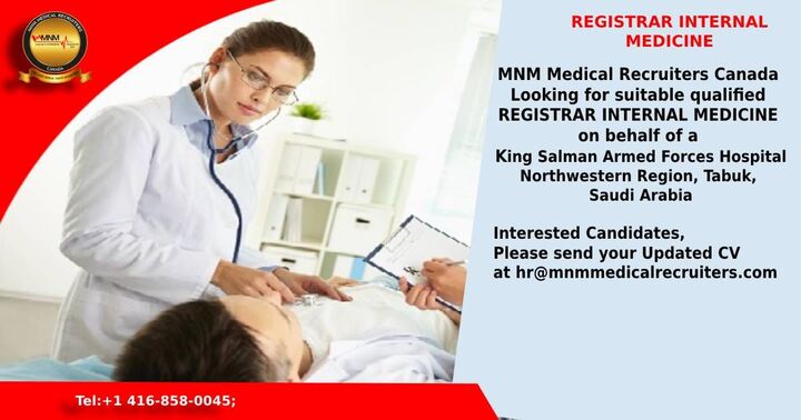 MNM Medical Recruiters Canada on LinkedIn: #REGISTRAR #INTERNAL 