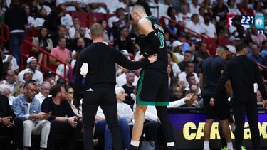 Celtics take 3-1 series lead but lose Kristaps Porzingis - ESPN