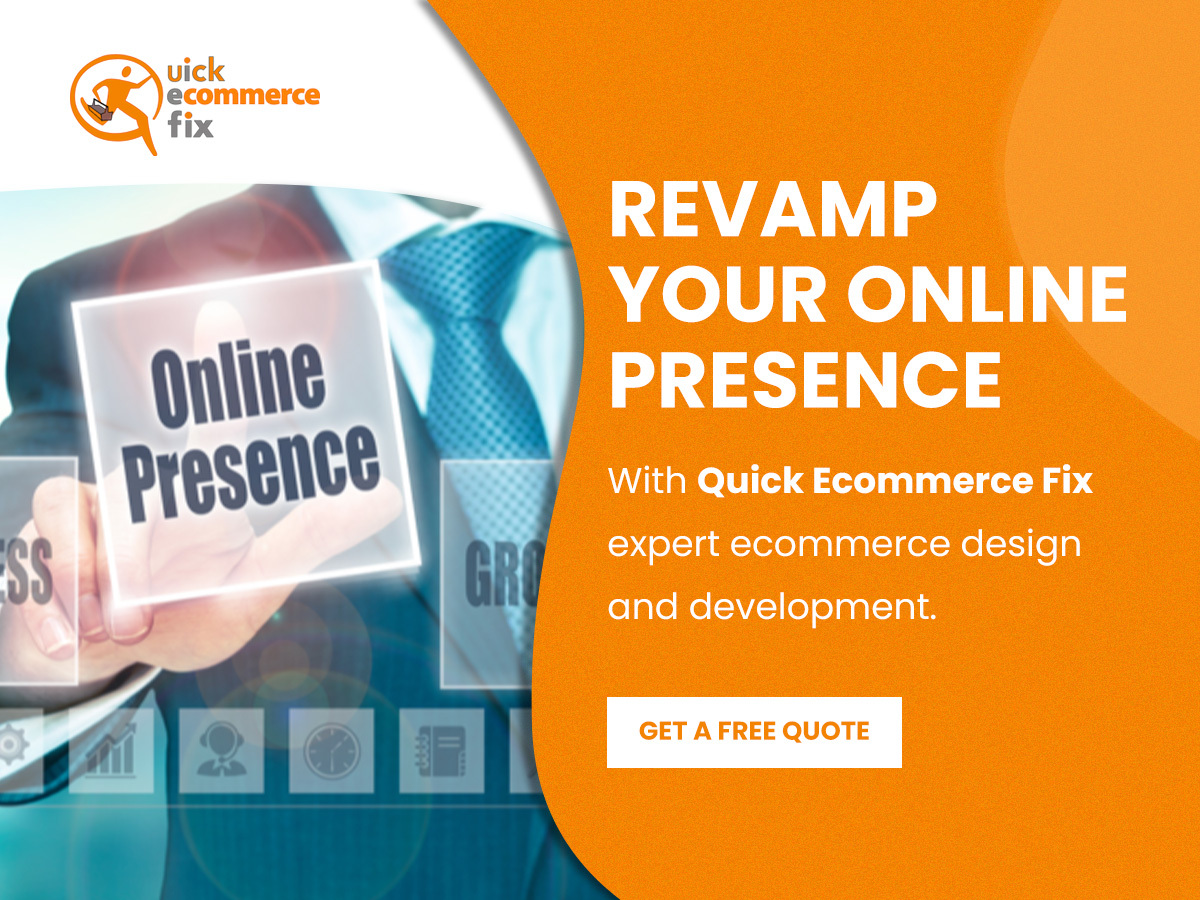 Need a quick fix for your ecommerce website | Quick Ecommerce Fix