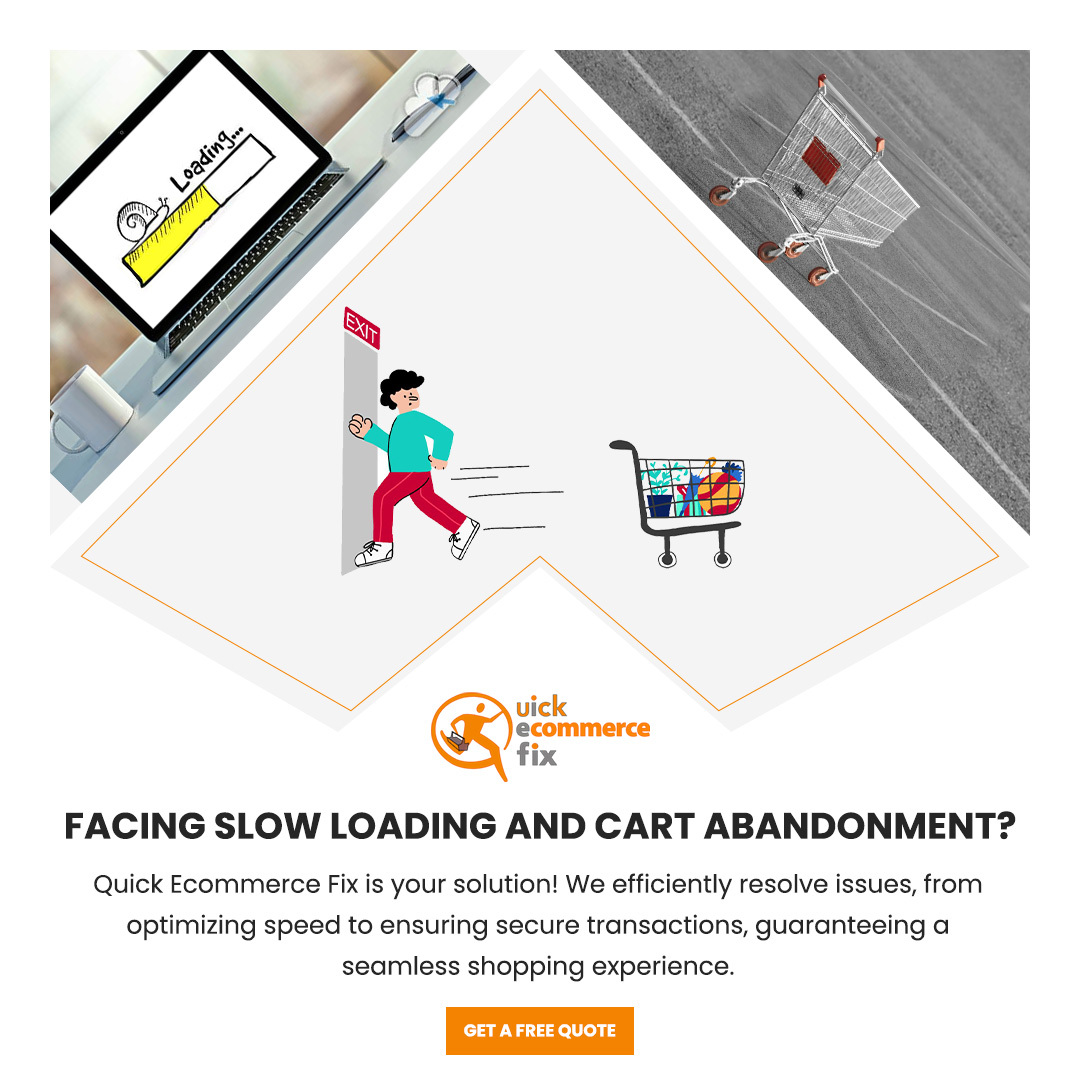 Tired of slow loading and abandoned carts | Quick Ecommerce Fix