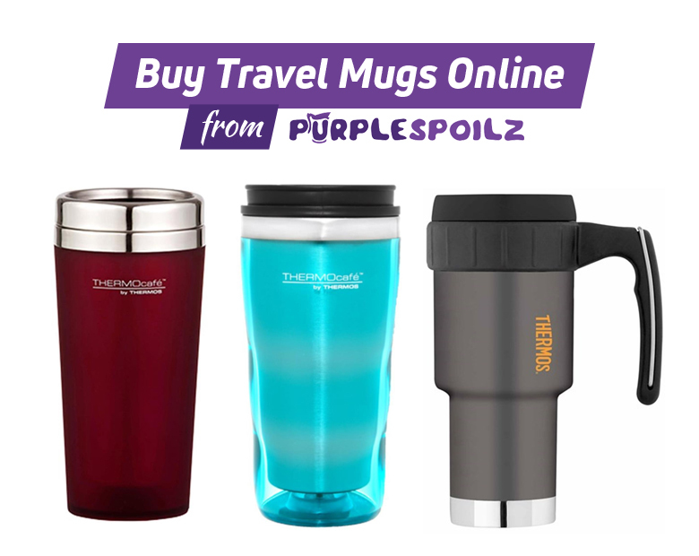 Buy Travel Mugs Online from PurpleSpoilz