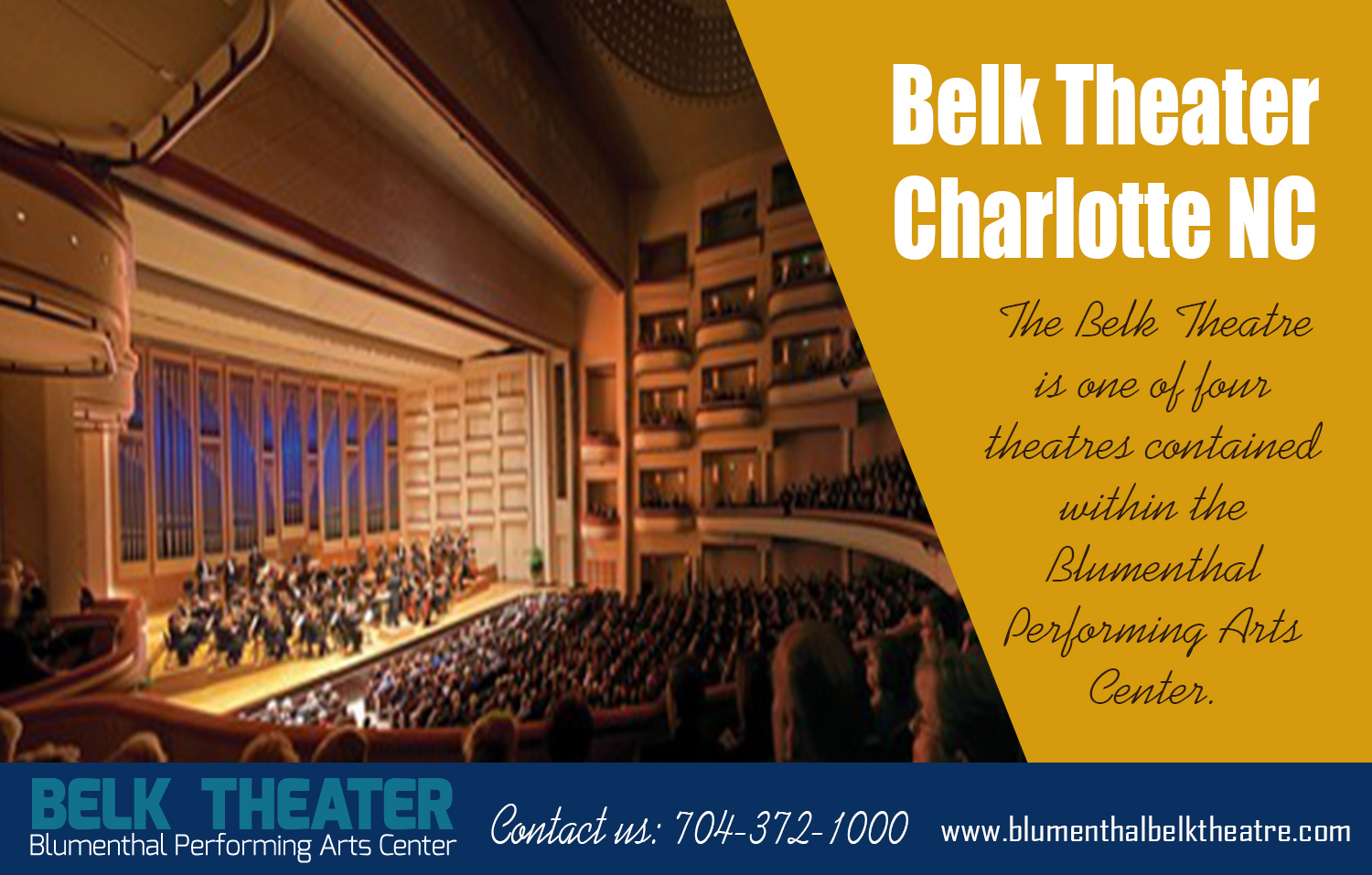 Belk Theater Charlotte NC