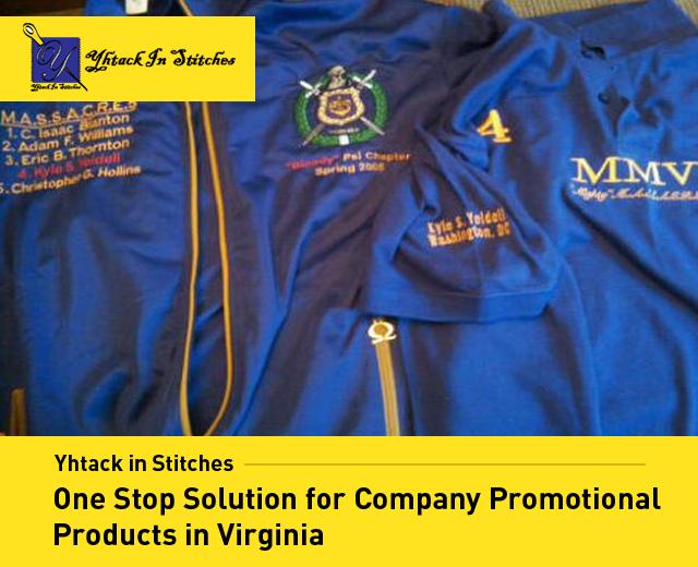 Yhtack in Stitches – One Stop Solution for Company Promotional Products in Virginia