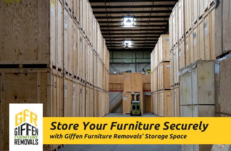 Store Your Furniture Securely with Giffen Furniture Removals’ Storage Space